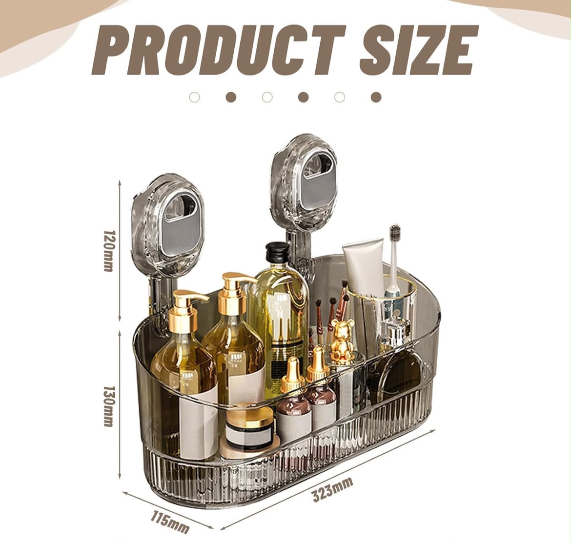 Smart Space Bathroom Organizer