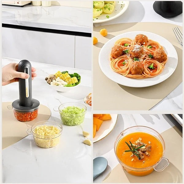 4-Bowl Rechargeable Chopper