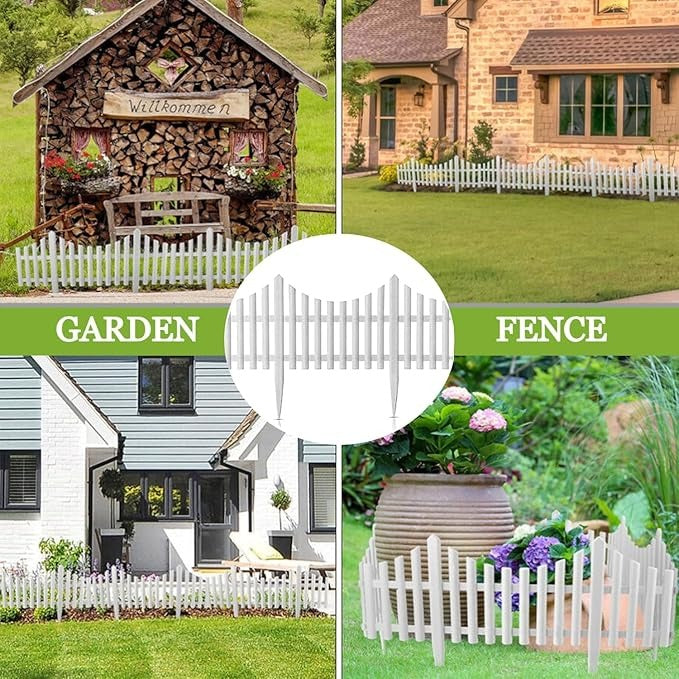 Decorative Outdoor Garden Fence | Stylish Garden Border for Lawn, Balcony & Pathway
