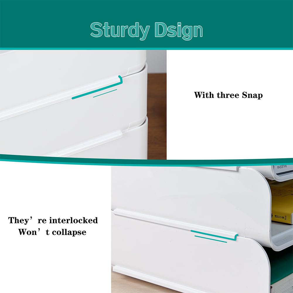 Stackable Desk Document Organizer